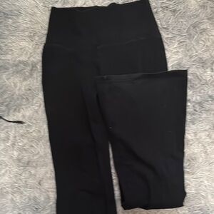 Black Women's Flare Leggings
